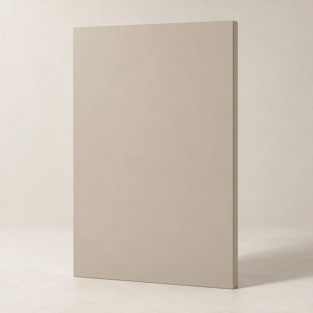 Illustration of a complete melamine cabinet front