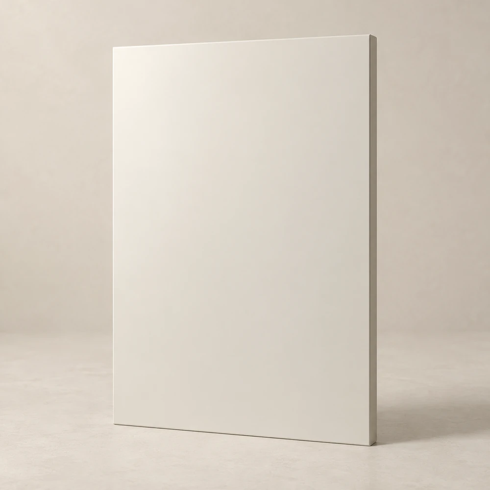 Illustration of a complete flat lacquered MDF front