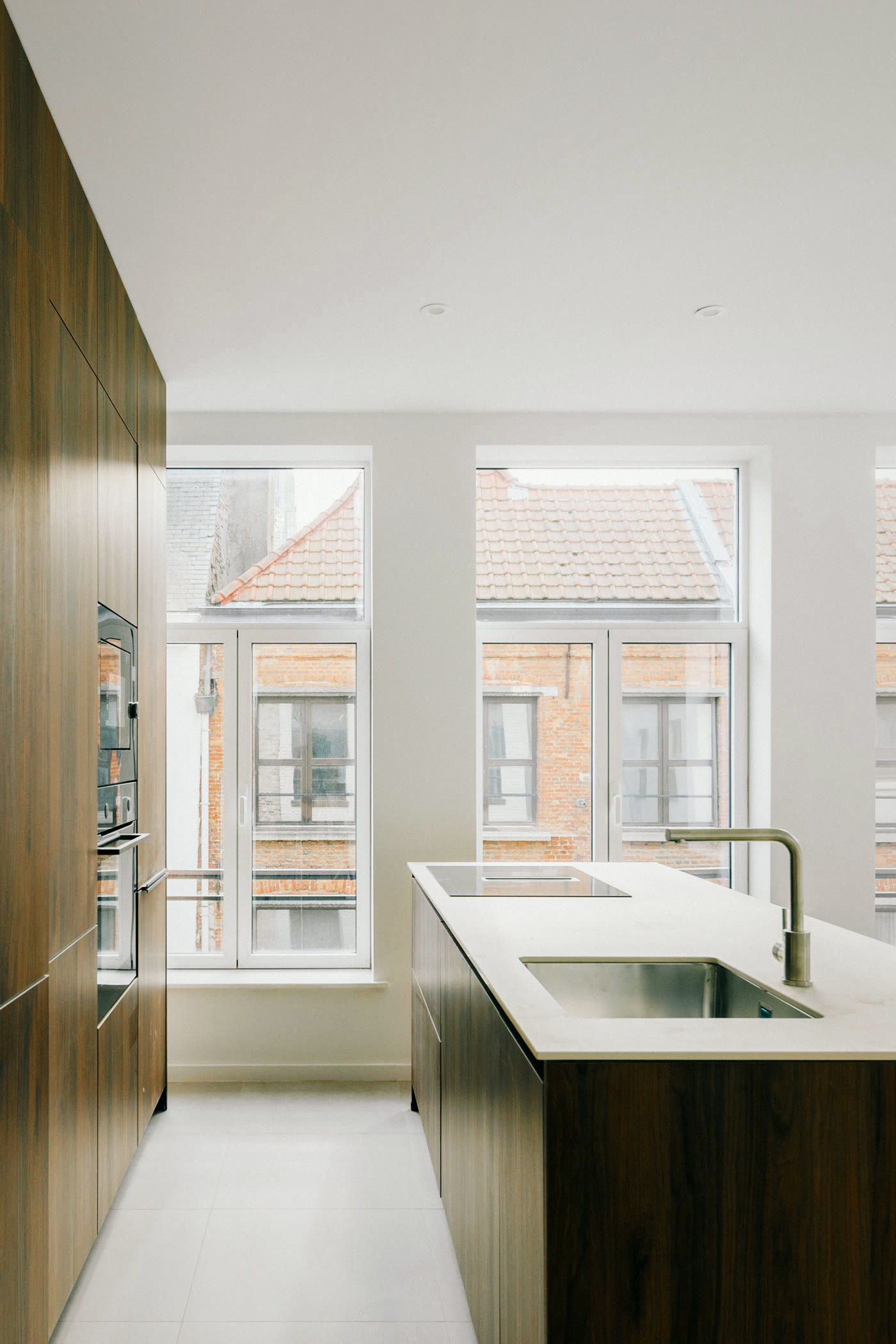 Keuken in notenhout